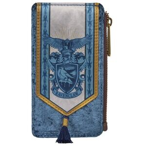 Loungefly Harry Potter Ravenclaw Banner Card Holder Wallet Velvet New Tassel